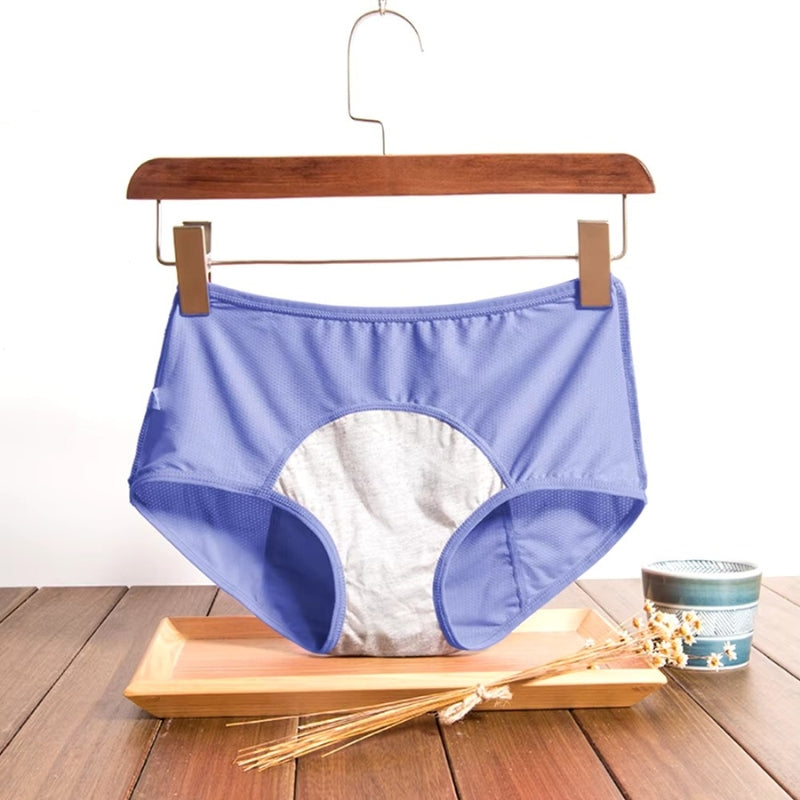 Culotte menstruelle taille haute en coton