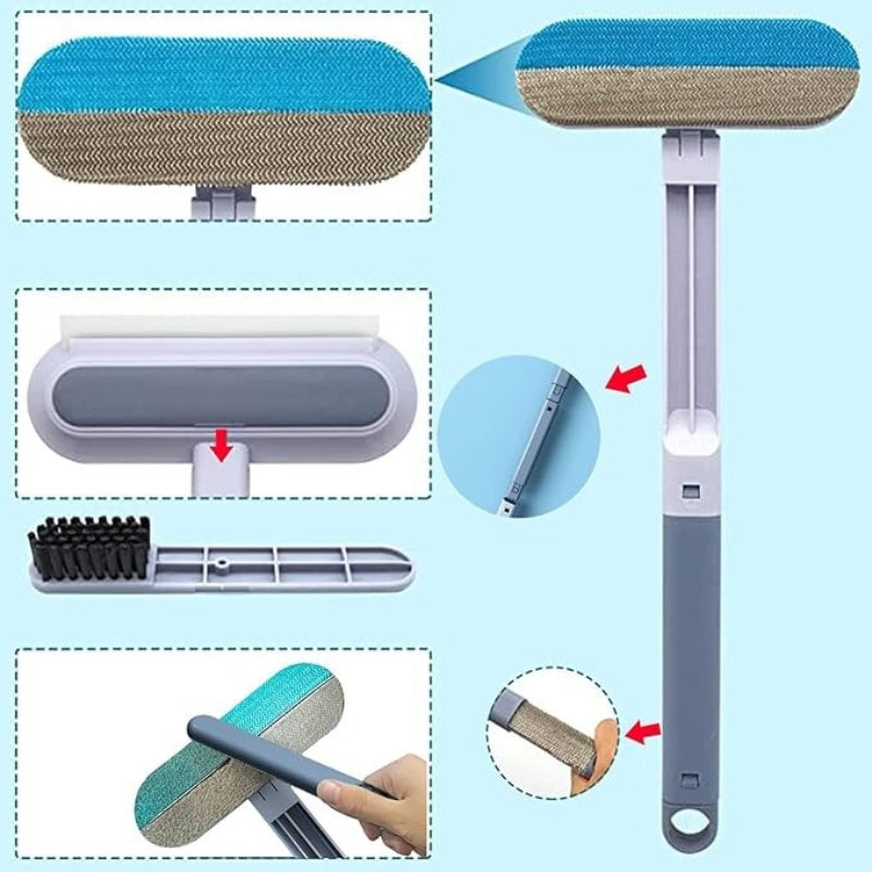 Brosse MagiClean anti-poils 4-en-1