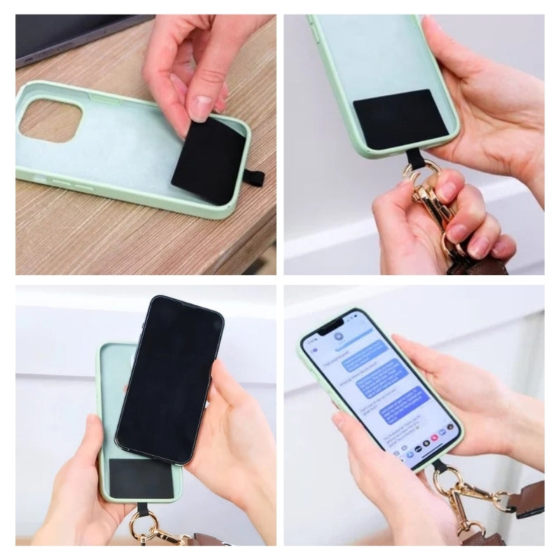 Sangle de Téléphone avec Pochette Zippée